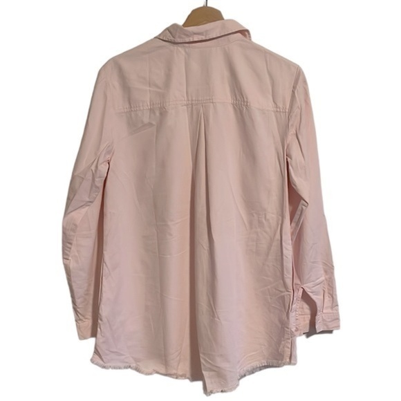 Joan Rivers Button Up‎ Long Sleeve Shirt Women’s Size Small Blouse Top Pink - Picture 5 of 8